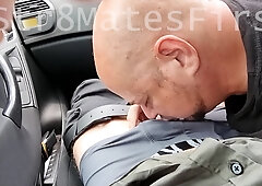 Australian Cab Rideshare Driver blows Str8 DILF Lifeguard 2