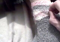 See Aunts feet on  now! - Sock Undress, Feet And Soles, Playgirl, Fetish, Amateur Porn  Removing aunts socks during the time that sleeping.