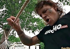 Horny cute twink deepthroating BFFs dick