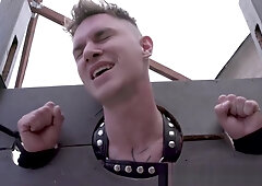 Dominic Pacifico Dominates and Fucks Zak Bishop in Bareback Barracks