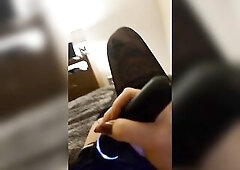 I didn't cum but omg my hotty penis likes my Lovense Domi.