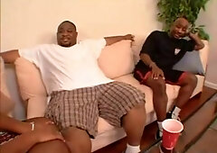 Skyy Black in G strings and Collard Greens