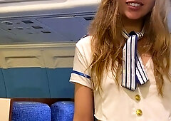 Accidental Sex: Airplane Stewardess (Oops!)