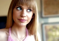 Tiny ginger chick Chanel Shortcake is impaled on hard and big cock