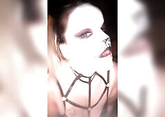 Smokin' big beautiful woman Jaw-dropping Kitty Clown with Large Titties and Butt begging to have some pleasure