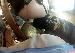 Submissive Husband-face Sitting Ass Worship