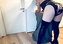 The fucking machine let me moan until fuck me anal it goes deep and fast with this big bbc dildo