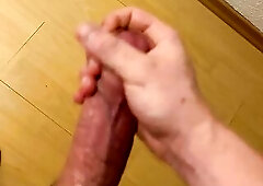 Screwing my Hand like some Twat…Oiled CHUBBY ROD Masturbation????