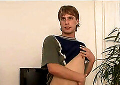 fag jocks Scott came in from class and was fatigued, restless and wild.