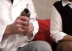 French Granny Enticed A Television Slaver