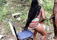 Me and my boyfriend trying fresh things screwing in the bush