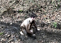 Fag Ryan Geraghty Playing In Mud