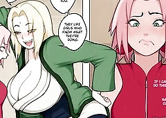 Tsunade ""Trains"" Sakura With Her Futanari Shlong ♥ Naruto Comic