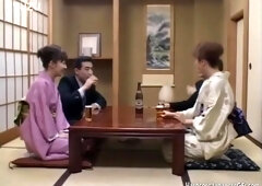 Japanese Fourway Fuck Orgy Gets Wet And Messy