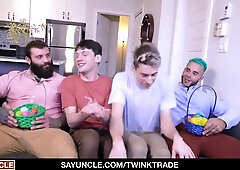 Randy Step-dads Markus Kage and Hunk Torres Feast Easter