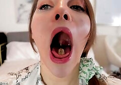 Hungry Giantess: Gummy Bear Swallow Fantasy