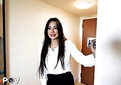 Large Melons Latin babe Housekeeper Esperanza Gomez Screws Lewd Hotel Guest - PPOVS1E5