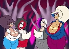 Scalies, group-sex, futa-on-female