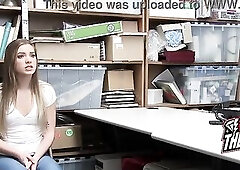 Caught Shoplifter Bargains Fellatio And Cowgirl Freedom