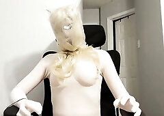 Living Sex Doll Fastened and Struggling