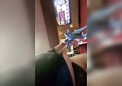 Playing With My Chubby Sissy Clitoris Whilst Thinking Ahead to Getting Probed by a Large Blue Belt-on