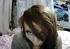 Hot amateur teen blowjob and facial HD video