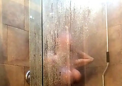 watch her shower - Big tits
