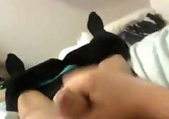 Yell and have fun with my pink cigar, with Cockring