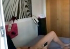 Caught Neighbor Touching Herself – Real Amateur Video