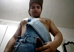 Gay jerkoff, commando, gay barefeet