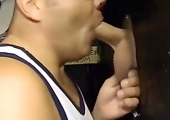 TALL HUSKY STRAIGHT GUY FEEDS ME A 5 DAY LOAD