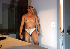 Jerking & Cumming After Shower!