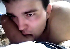 Providing my cub hunk a ORAL JOB