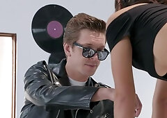 Baby Got Boobs - Brunette Kendra Spade ass to mouth