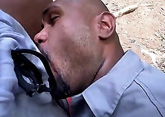 They were caught on camera on a labor day&comma; in the middle of a huge mess on the construction si