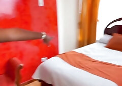 Big ass and boobs ebony MILF debuts in a porn casting (POV)