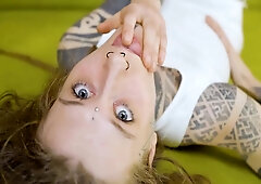 Ceci Milkymouzz - Tattooed Mouth Fucked, Pierced Cunt Stretched