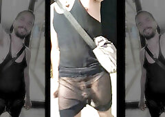 Midnight mesh mayhem on a summer stroll to lose control