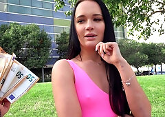 Cash for sex leads thin Euro slut to insane perversions