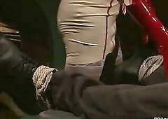 Ebony shemale anal fucks white guy