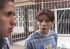 Hung latino twink ass bangs his friend and makes him cum