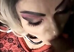 Dizzy is chained in the shower and used