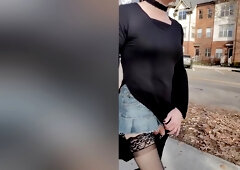 Sissy Crossdresser - Crystal Dragon Daring December Display 2