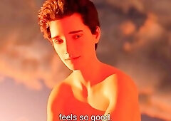 Older Woman Shares Unfathomable Excitement with Youthful Guy - CG animation origional story scene