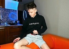 Dribble, giant cocks, young cock