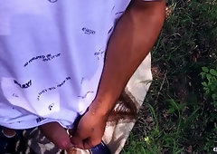 Hairy young guy fucked in the ass in the woods