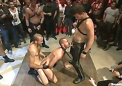 Jordan Foster - Southern stud gets fucked and showered with cum. (Bound in Public)