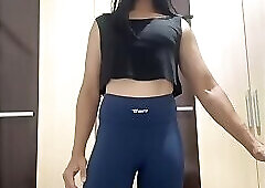 Sakura Nakamura Femboy Legging Gym