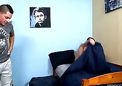 Thin dude ass fucked from behind