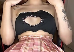 Kinky asian shemale solo satisfaction